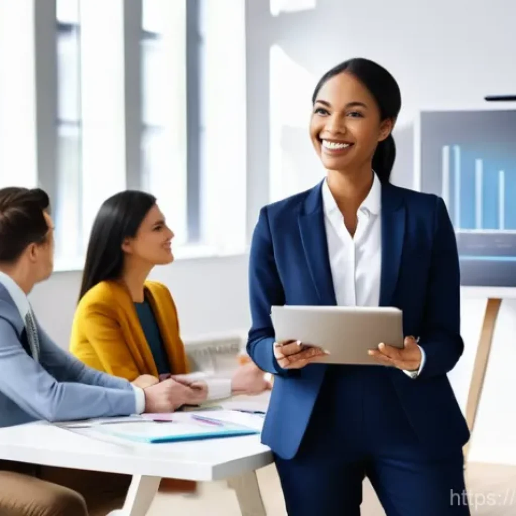 경영학 입문 - **Prompt for "Strategic Planning and Efficient Organization":**
    A diverse team of professionals,...