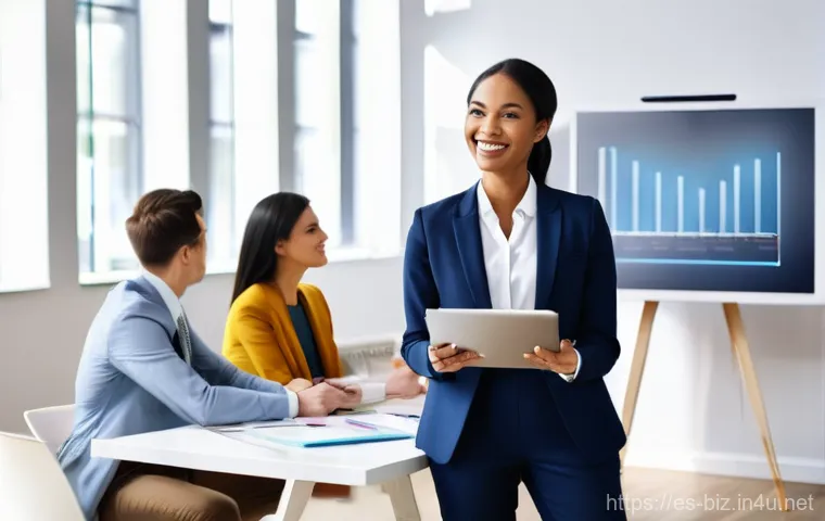 경영학 입문 - **Prompt for "Strategic Planning and Efficient Organization":**
    A diverse team of professionals,...