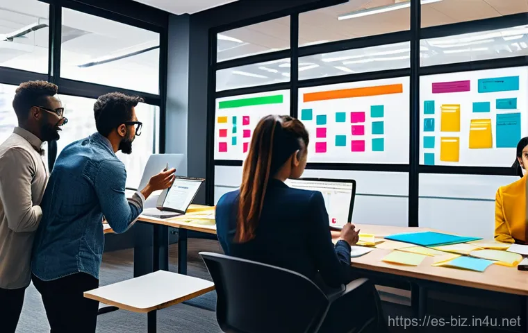 경영학과의 취업 방향 - **Prompt: "A diverse group of young professionals, men and women of various ethnicities, are passion...