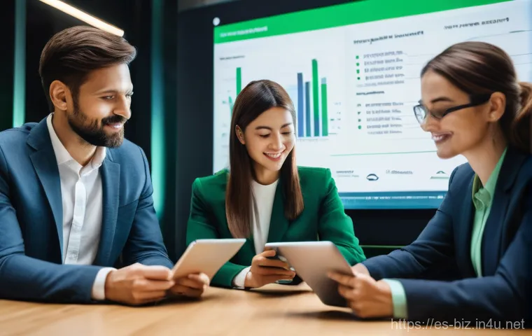 재무 분석 - **Prompt:** A person in their late 20s to early 30s, confidently holding a transparent, glowing shie...