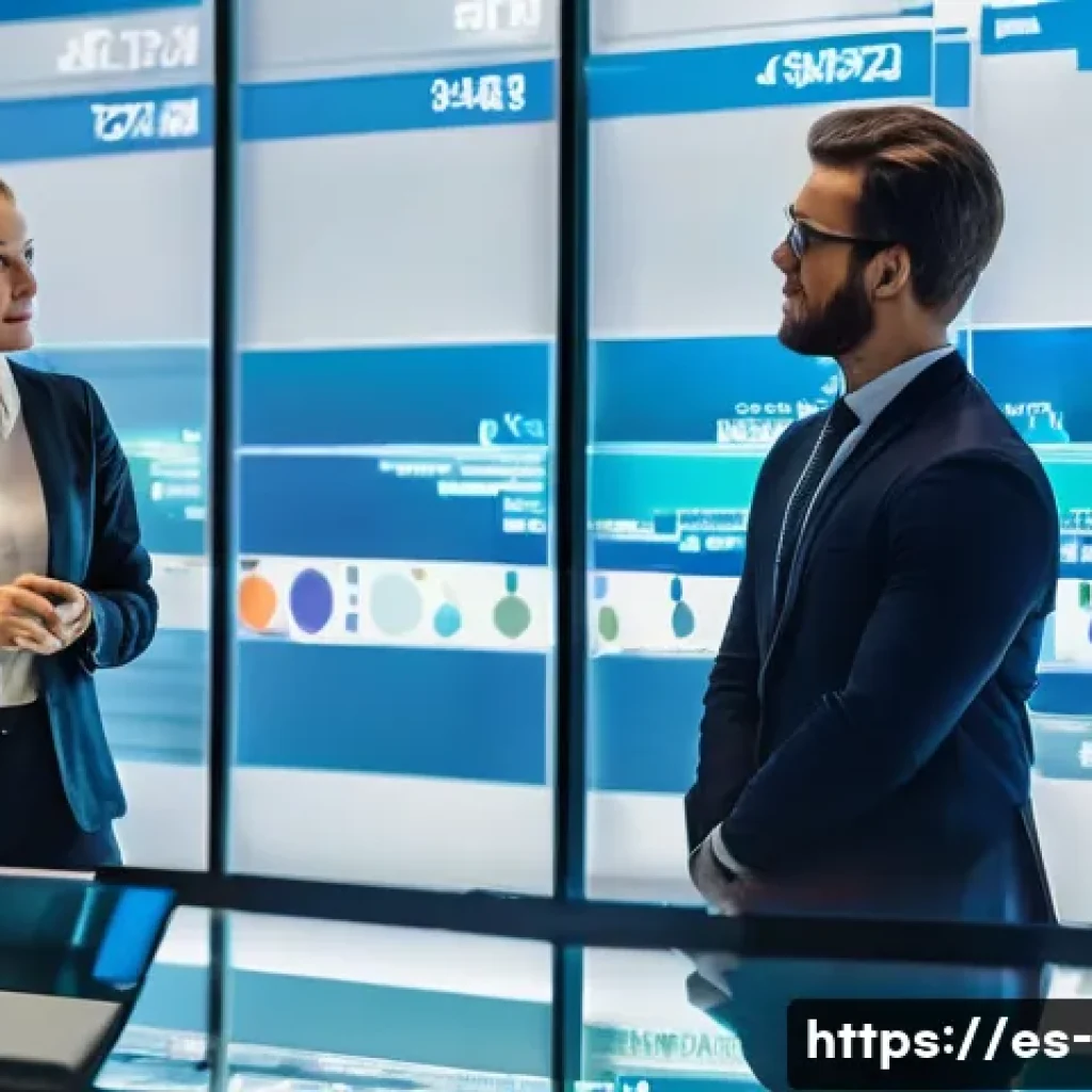 생산 관리 이론 - A diverse team of professionals, including men and women of various ages, dressed in smart-casual bu...